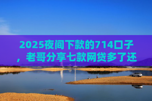 2025夜间下款的714口子，老哥分享七款网贷多了还能下款的口子