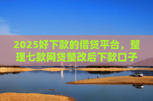 2025好下款的借贷平台，整理七款网贷整改后下款口子