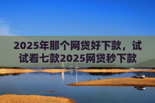 2025年那个网贷好下款，试试看七款2025网贷秒下款口子