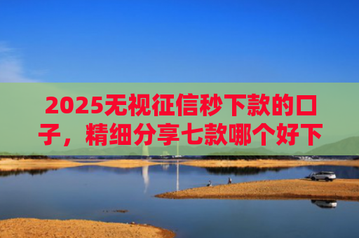 2025无视征信秒下款的口子，精细分享七款哪个好下款的网贷口子