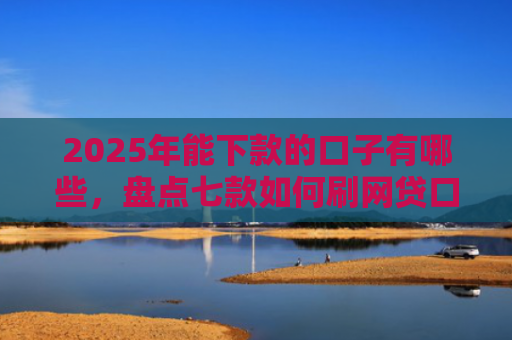 2025年能下款的口子有哪些，盘点七款如何刷网贷口子下款