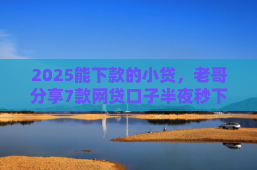 2025能下款的小贷，老哥分享7款网贷口子半夜秒下款
