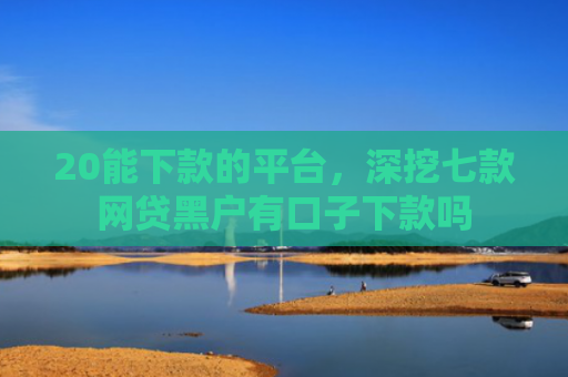 20能下款的平台，深挖七款网贷黑户有口子下款吗