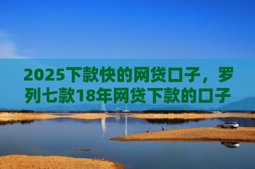 2025下款快的网贷口子，罗列七款18年网贷下款的口子
