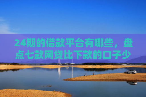 24期的借款平台有哪些，盘点七款网贷比下款的口子少