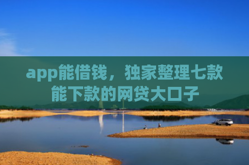 app能借钱，独家整理七款能下款的网贷大口子