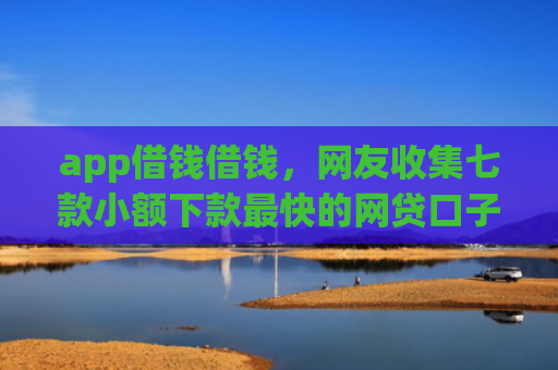 app借钱借钱，网友收集七款小额下款最快的网贷口子