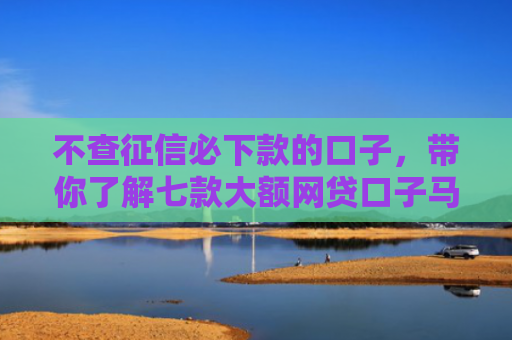 不查征信必下款的口子，带你了解七款大额网贷口子马上下款的