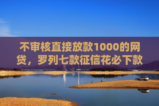 不审核直接放款1000的网贷，罗列七款征信花必下款的网贷口子