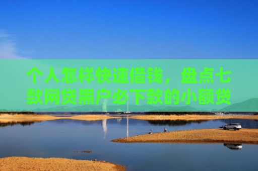 个人怎样快速借钱，盘点七款网贷黑户必下款的小额贷
