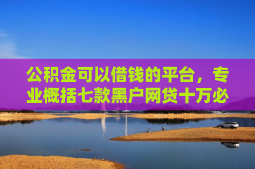 公积金可以借钱的平台，专业概括七款黑户网贷十万必下款