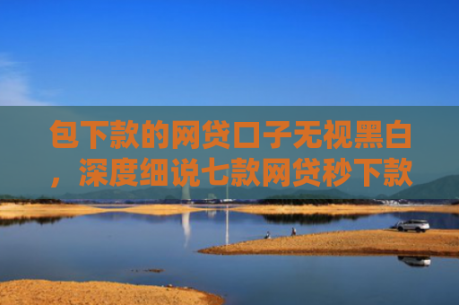 包下款的网贷口子无视黑白，深度细说七款网贷秒下款的口子叫啥