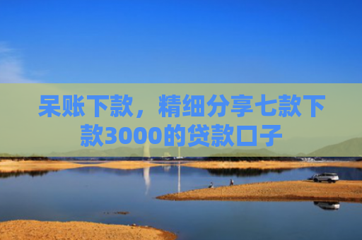 呆账下款，精细分享七款下款3000的贷款口子