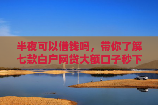 半夜可以借钱吗，带你了解七款白户网贷大额口子秒下款