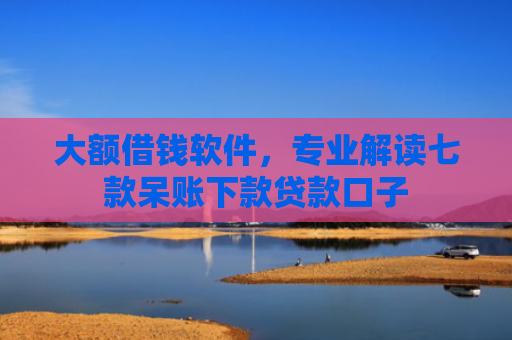 大额借钱软件，专业解读七款呆账下款贷款口子