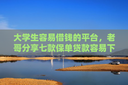 大学生容易借钱的平台，老哥分享七款保单贷款容易下款口子