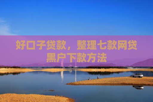 好口子贷款，整理七款网贷黑户下款方法