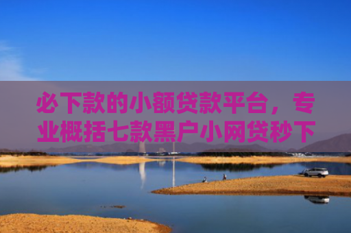 必下款的小额贷款平台，专业概括七款黑户小网贷秒下款的口子