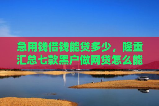 急用钱借钱能贷多少，隆重汇总七款黑户做网贷怎么能下款