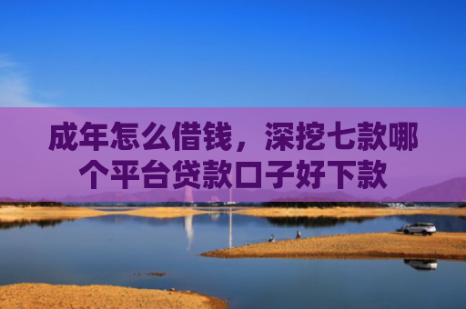 成年怎么借钱，深挖七款哪个平台贷款口子好下款