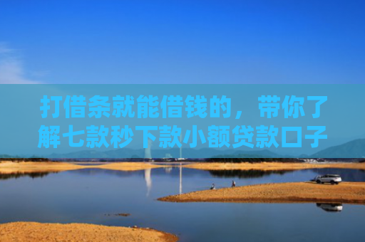 打借条就能借钱的，带你了解七款秒下款小额贷款口子