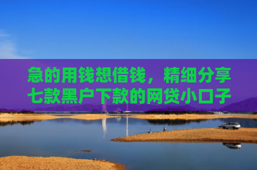 急的用钱想借钱，精细分享七款黑户下款的网贷小口子
