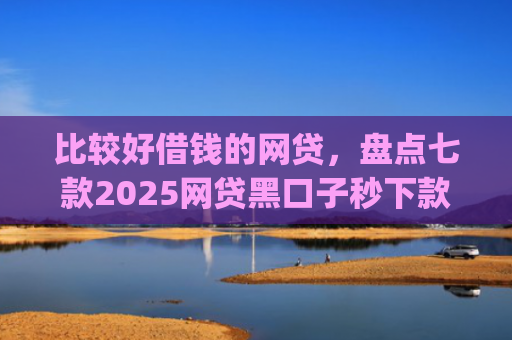 比较好借钱的网贷，盘点七款2025网贷黑口子秒下款app
