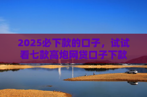 2025必下款的口子，试试看七款高炮网贷口子下款