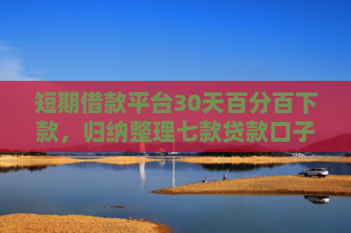 短期借款平台30天百分百下款，归纳整理七款贷款口子必下款2025是真的吗