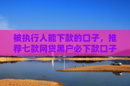 被执行人能下款的口子，推荐七款网贷黑户必下款口子贴吧