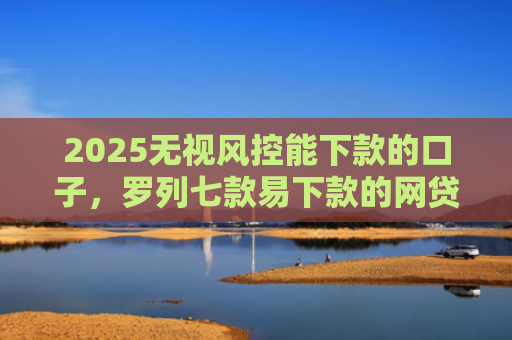 2025无视风控能下款的口子，罗列七款易下款的网贷口子下载