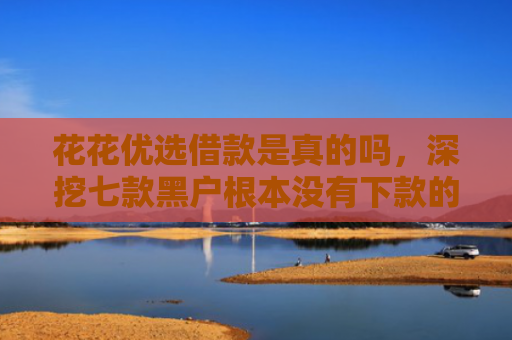 花花优选借款是真的吗，深挖七款黑户根本没有下款的网贷