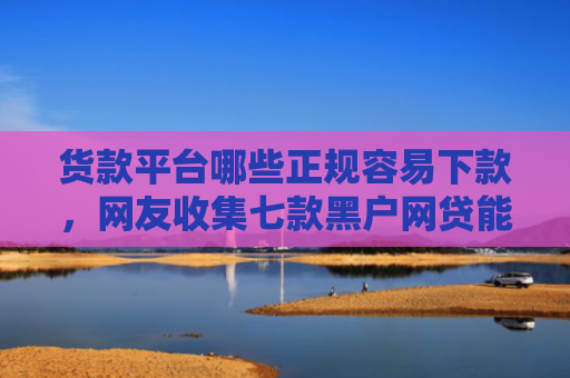 货款平台哪些正规容易下款，网友收集七款黑户网贷能下款吗知乎