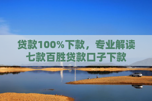 贷款100%下款，专业解读七款百胜贷款口子下款