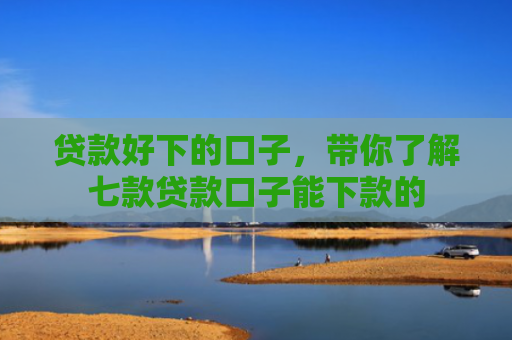 贷款好下的口子，带你了解七款贷款口子能下款的