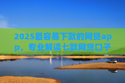 2025最容易下款的网贷app，专业解读七款网贷口子能快速下款的