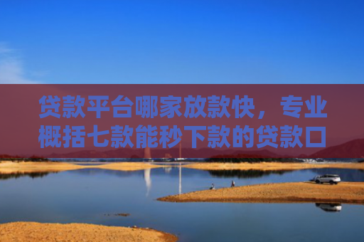 贷款平台哪家放款快，专业概括七款能秒下款的贷款口子
