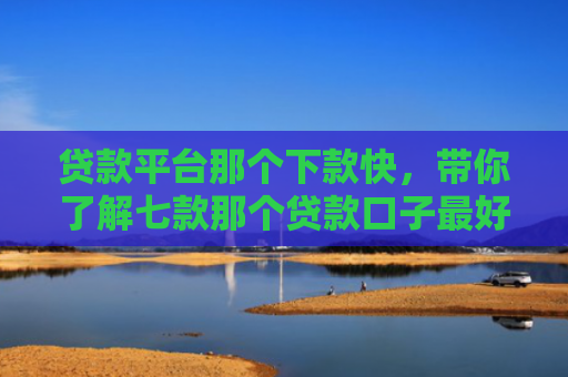 贷款平台那个下款快，带你了解七款那个贷款口子最好下款