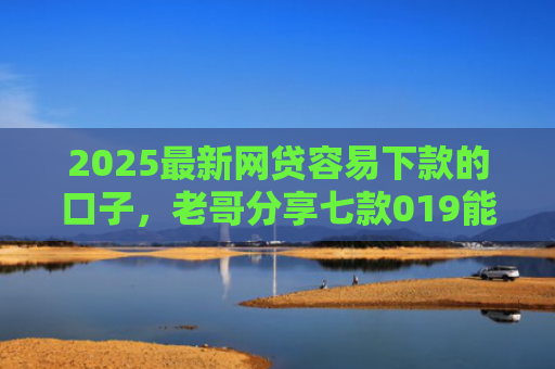 2025最新网贷容易下款的口子，老哥分享七款019能下款的网贷口子