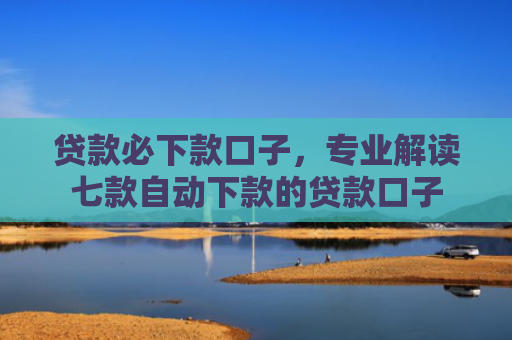 贷款必下款口子，专业解读七款自动下款的贷款口子