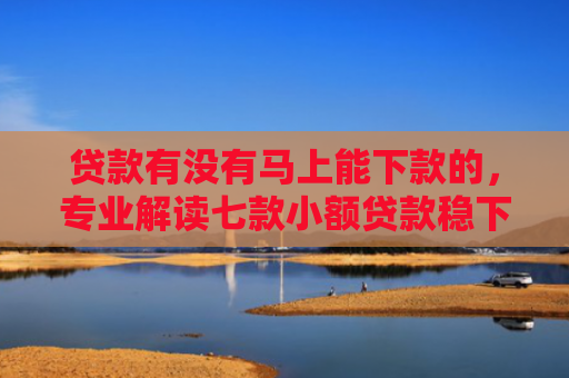 贷款有没有马上能下款的，专业解读七款小额贷款稳下款的口子