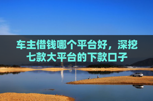 车主借钱哪个平台好，深挖七款大平台的下款口子