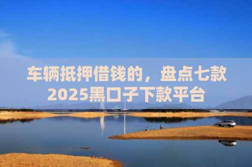 车辆抵押借钱的，盘点七款2025黑口子下款平台
