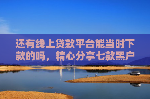 还有线上贷款平台能当时下款的吗，精心分享七款黑户网贷秒下款的