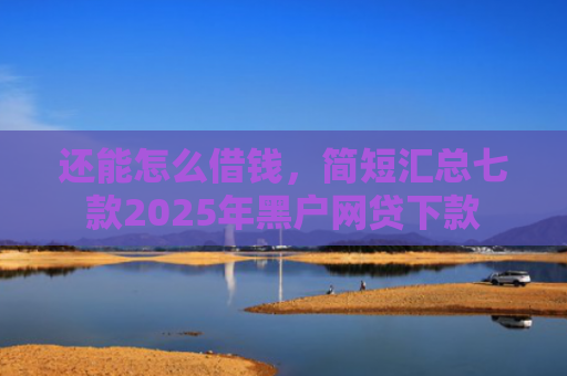 还能怎么借钱，简短汇总七款2025年黑户网贷下款