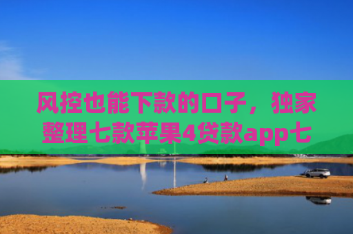 风控也能下款的口子，独家整理七款苹果4贷款app七天下款口子