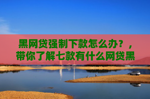 黑网贷强制下款怎么办？，带你了解七款有什么网贷黑户能下款