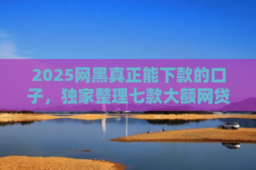 2025网黑真正能下款的口子，独家整理七款大额网贷哪些口子好下款