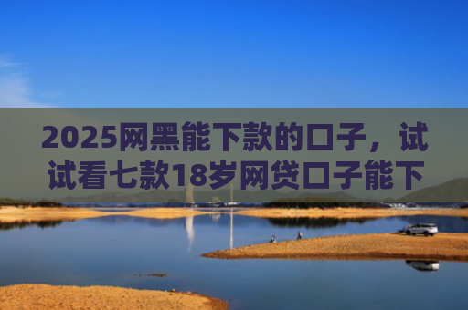 2025网黑能下款的口子，试试看七款18岁网贷口子能下款