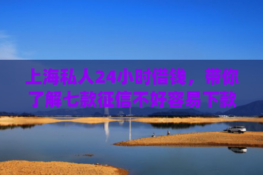 上海私人24小时借钱，带你了解七款征信不好容易下款的平台app